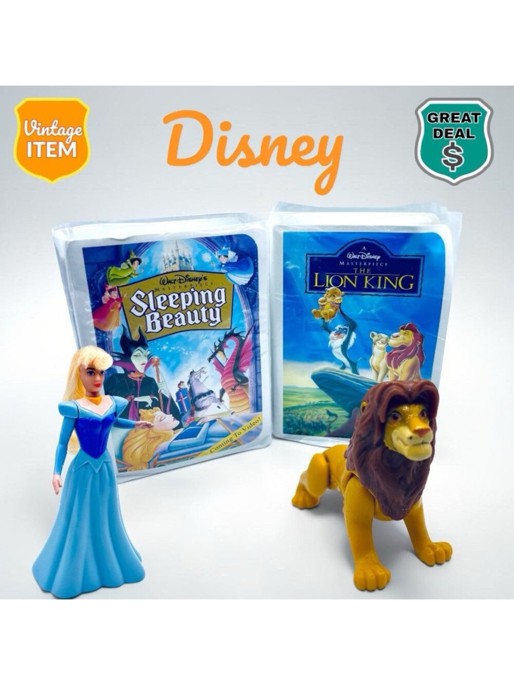 McDonalds Happy Meal Toys Walt Disney Masterpiece Collection Lion King, Sleeping